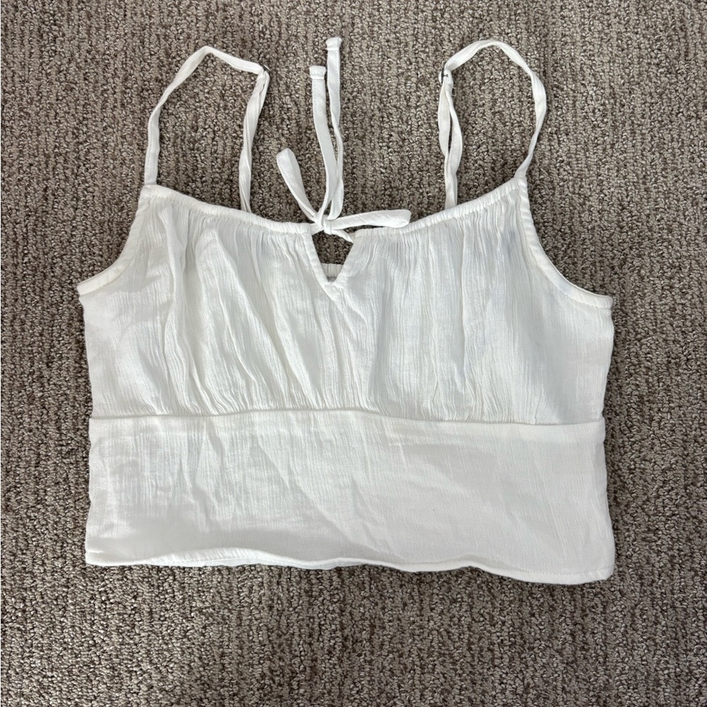 Hollister White Camisole Top